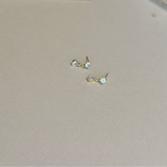 Diamond earrings M1107 - Picture 3 of 5